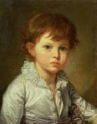 Jean-Baptiste Greuze ''Portrait of Count Stroganov as a Child oil painting on canvas